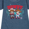 Girls' - LOL Surprise! - Howdy Cowgirls Graphic Short Sleeve Fleece Dress - 2 of 4