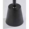 Adesso Dusk Floor Lamp Black: Smoked Glass Shade, Iron Base, 62" Tall, UL Listed - 4 of 4