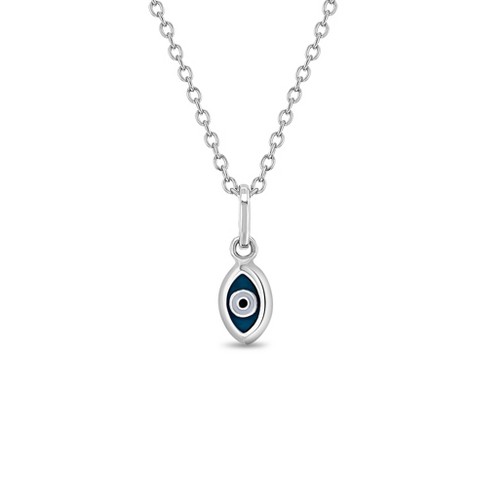 Girls' Evil Eye Protection Sterling Silver Necklace - In Season