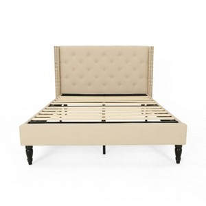 Tourmaline Contemporary Upholstered Bed - Christopher Knight Home - 1 of 4