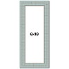 PosterPalooza | Panoramic Refined Blue Picture Frame - UV Acrylic, Foam Board Backing, Hanging Hardware - 2 of 4