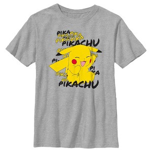 Boy's Pokemon Pikachu Laughing T-Shirt - 1 of 4