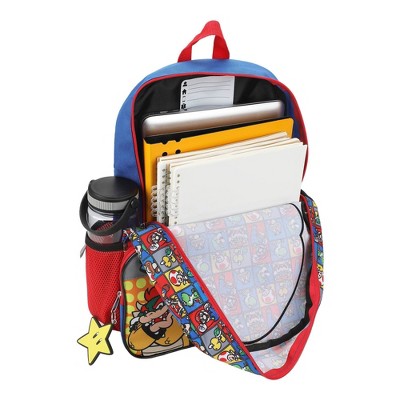Super Mario Kids' 14.4L Single Backpack - Blue - image 4