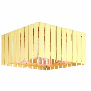 Livex Lighting Greenwich 4 - Light Flush Mount in  Satin Brass - 1 of 2
