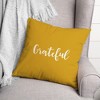 Creative Products Grateful in Mustard 18 x 18 Spun Poly Pillow - image 3 of 3