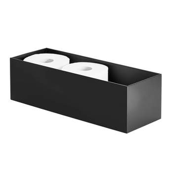 Three Roll Smart Accessories Neverrust Easy Access Toilet Paper Holder  Matte Silver - Zenna Home : Target