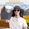 iMountek"Unisex Fishing Bucket Hat with Wide Brim, Breathable, UV Protection & Removable Neck/Face Cover"AGreen - 3 of 4