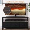 TV Stand for Bedroom with 3 Fabric Drawer, TV Cabinet , Space-Saving TV Console Table with Storage, Entertainment Center with Open Shelf - 4 of 4