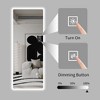 Angel Sar 65" LED Vanity Mirror, Full Length Wall Mount Mirror with Touch Screen, Adjustable Brightness and Color Tone, Anti-Burst Rounded Design - 4 of 4