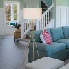 64.5" Hourglass Tall Mid-Century Metal Floor Lamp for Living Room Bedroom Office House Home, Matte Gold - 2 of 4