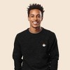 Dalix Cappuccino Embroidered Fleece Crewneck Long Sleeve Sweatshirt Mens - 3 of 4