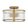 Quoizel Lighting Aster 4 - Light Semi-Flush Mount in  Weathered Brass - 4 of 4