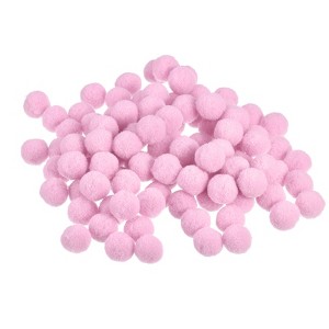 Unique Bargains Home Crafts Project DIY Polyester Felt Balls Beads 100 Pcs - 1 of 4
