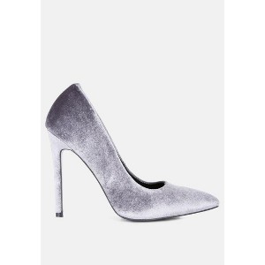 Janessa Velvet Stiletto Heel Pumps - 1 of 4