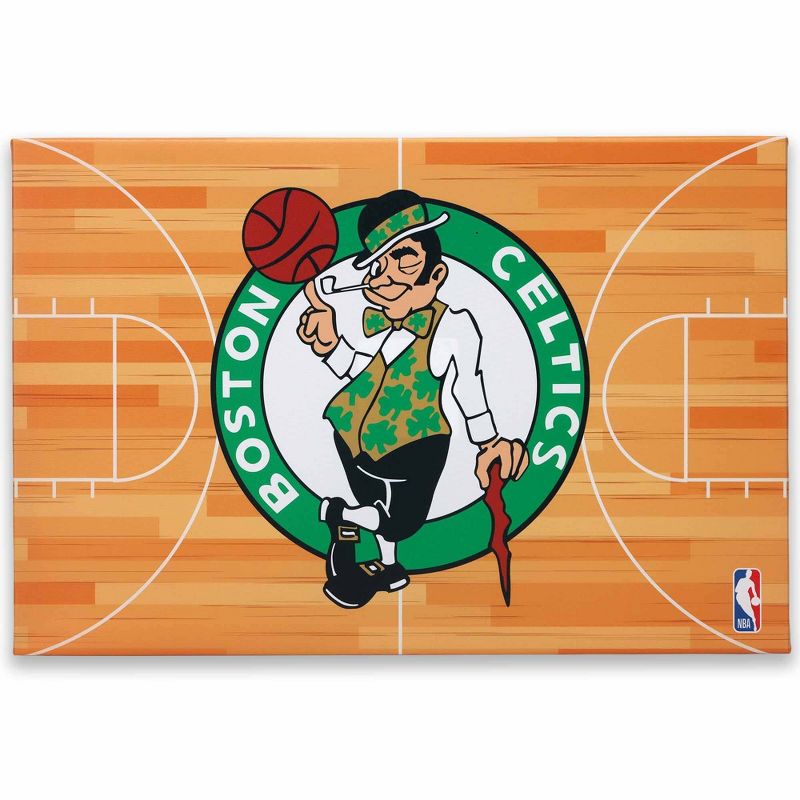 NBA Boston Celtics Court Canvas Wall Sign, 1 of 6