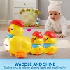 Joyfy 3Pcs Musical Duck Toy, Crawling Tummy Time Toy with Light & Music, Early Learning Education Toy Birthday Gift for Boys Girls Aged 6+ Months - 3 of 4