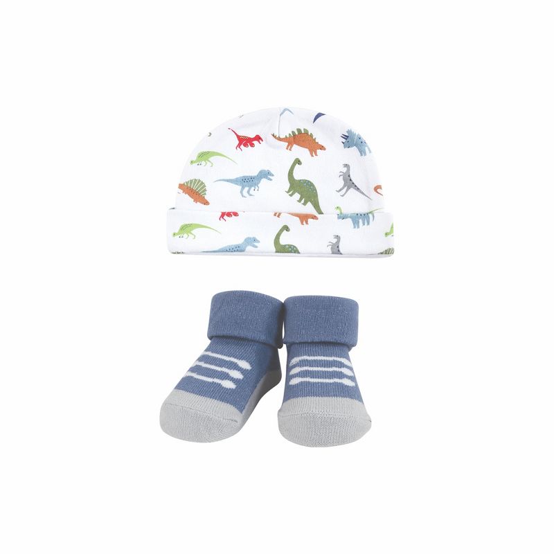 Hudson Baby Infant Boy Layette Boxed Giftset, Dino, 0-6 Months, 5 of 6