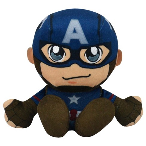 Disney Store Captain America Marvel Super Hero Avengers Plush Toy Doll 10 inch H