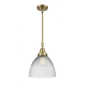 Innovations Lighting Seneca Falls 1 - Light Pendant in  Antique Brass - 1 of 1