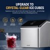 Newair Countertop Clear Ice Maker, 40 lbs. of Ice a Day with Easy to Clean BPA-Free Parts, Perfect for Cocktails, Scotch, Soda and More - 3 of 4