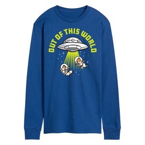 Men's - Disney - Ufo Out Of This World Long Sleeve Graphic T-Shirt - 1 of 4