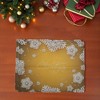 Unique Bargains Christmas Place Mats Linen Yellow White 13"x17.7" 2 Pcs - 2 of 4
