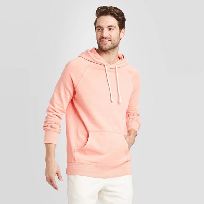 peach sweatshirt