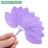 Unique Bargains Artificial Silk Wire Single Flower Leaves for DIY - 2 of 4