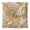evamatise Big Cats and Palm Trees Jungle Square Floor Pillow - Deny Desings - 2 of 4
