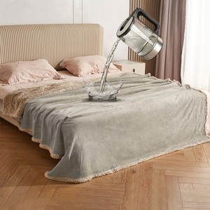 Catalonia Waterproof Bed Blanket for Couch Bed, Cozy Fleece Lining Throws for Bed Essentials - 1 of 4
