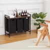 Laundry Hamper, Laundry Sorter 4 Section Laundry Basket Organizer with Removable Laundry Bag and Top Shelf - 3 of 4