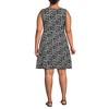 Lands' End Women's Cotton Modal Boatneck Twist Dress - 2 of 3