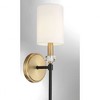 Savoy House Tivoli 1 - Light Wall Light in  Matte Black/Warm Brass - 3 of 3