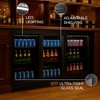 VITLIFE Back Bar Cooler with 3 Sliding Glass Doors, Counter-Height Beverage Refrigerator, 11.6 Cu.Ft., Commercial Fridge w/ LED Lighting & Soft Close - 4 of 4