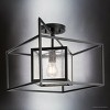 Urban Ambiance Luxury Transitional Indoor Ceiling Light,  12''H x 14"W x 19-7/8''D,  Matte Black Finish, UHP4730 - 3 of 4