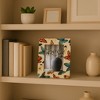 Decorative Colorful Butterfly Picture Frame - Modern Boho Photo Frame for Tabletop, Entryway Styling, or Bedroom Decor - Ivory & Blue - 3 of 4