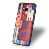 Reiko Samsung Galaxy S8 Embossed Wood Pattern Design TPU Case with Multi-Letter - 3 of 4