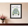 HomeRoots Flower Market Hyacinths Black Framed Print Wall Art - 2 of 3