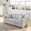 CAVINAS Soft Modular Sectional Sofa, Modern & Plush Sectional Couches -Living Room Furniture Loveseat Sofa for Bedroom, Living Room - 4 of 4