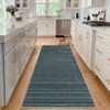 Modern Striped Area Rugs for Living Room, Washable Soft Non Slip Low Pile Rug - 2 of 4