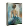 Stupell Industries Ballet Girl Blue Orange Figure Painting - 3 of 4