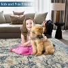 Modern Abstract Patterned Rugs,Non-slip Non-shedding,Low Pile Foldable Rugs Machine Washable,Bedroom,Living Room,Game Room - 4 of 4