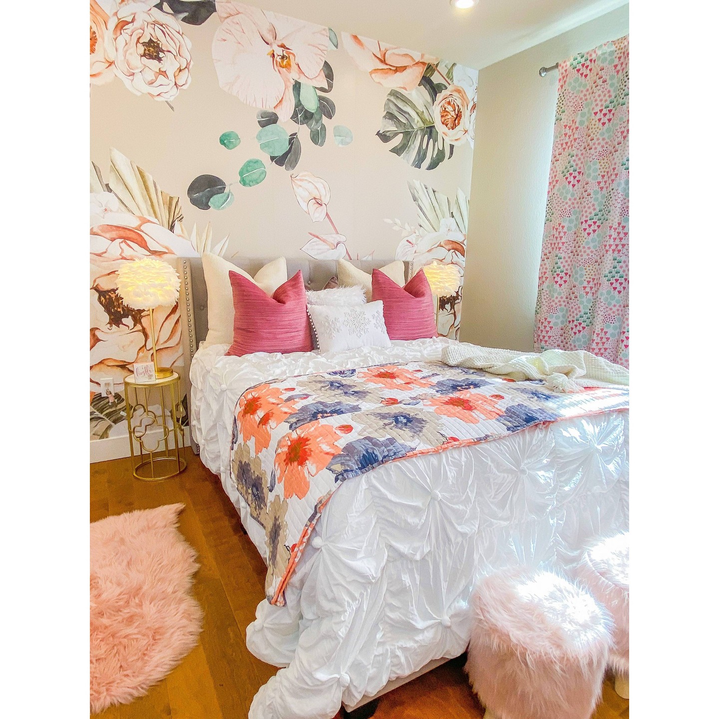 Комплект с одеялом Lush Decor Full/Queen Bella Comforter Set Ivory - Lush Décor: Shabby Chic Midweight Microfiber Bedding with Ruching, 3 Pieces, цвет: Слоновая кость — фото 6
