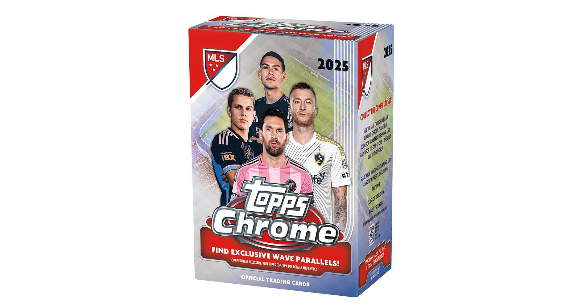 2025 Topps MLS Chrome Soccer Trading Card Value Box