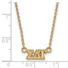 Black Bow Jewelry 14k Yellow Gold Plated Sterling Silver Sigma Delta Tau Greek Life Necklace 18 Inch - 2 of 4
