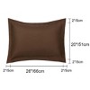 PiccoCasa Polyester Soft Brushed Microfiber Envelope Closure Pillowcases 2 Pcs - 4 of 4