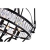 CWI Lighting Arkansas 4 Light Chandelier With Black Finish - 3 of 4