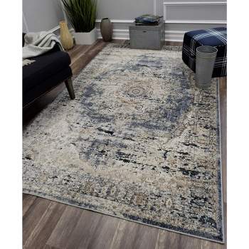 Rugs America Castle Abstract Transitional Area Rug