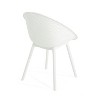 Christopher Knight Home Lysander Modern Patio Polypropylene Dining Chair with Perforated Diamond Backrest (Set of 2) - 4 of 4