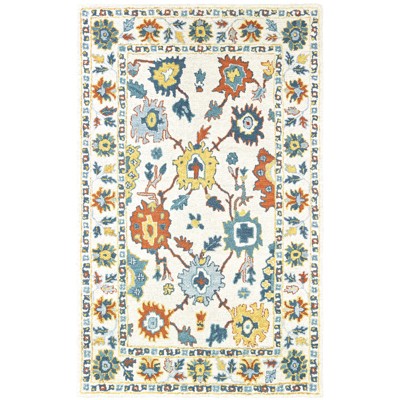 Oriental Weavers Zahra 75507 Ivory/ Gold Indoor Area Rug - 3'6" x 5'6"